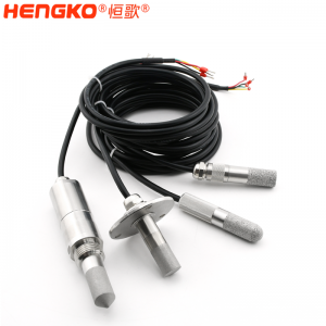 I2C 防水環(huán)境監(jiān)測(cè)系統(tǒng)不銹鋼316L保護(hù)土壤溫濕度傳感器探頭
