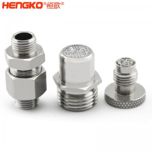 高流量無(wú)創(chuàng)呼吸機(jī)吸氣細(xì)菌過(guò)濾器進(jìn)氣口醫(yī)用級(jí)316L不銹鋼