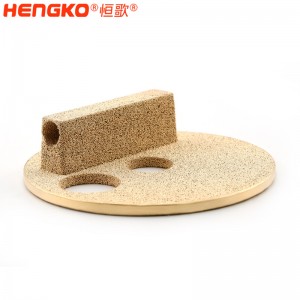 恒歌金屬微米多孔粉末燒結(jié)黃銅、青銅、銅濾芯濾筒 按需設(shè)計各規(guī)格銅濾芯過濾器