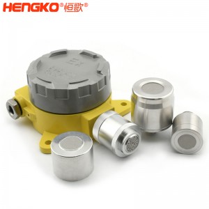 工廠定制不銹鋼316氣體檢測(cè)防爆頭隔爆片外殼用于傳感器元件的保護(hù)