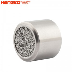 廠家定制0.2-90微米多孔金屬氣體傳感器防爆外殼，隔火焰耐腐蝕316L不銹鋼防爆片