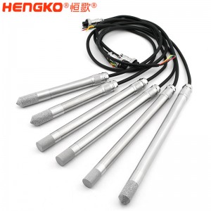 管道用溫濕度探頭 長桿通風(fēng)管道工業(yè)級防護溫濕度探頭