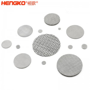 濾芯廠家生產(chǎn)氧氣傳感器不銹鋼燒結(jié)防爆網(wǎng)孔隙均勻，多層網(wǎng)燒結(jié)濾片隔爆元件