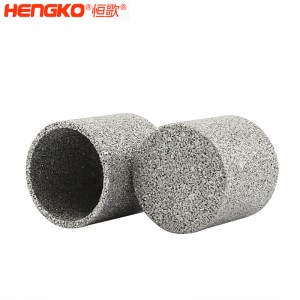 恒歌粉末燒結(jié)不銹鋼濾筒防塵透氣濾芯濾精準(zhǔn)度準(zhǔn)確耐腐蝕易清洗壽命長(zhǎng)，應(yīng)用于制藥行業(yè)