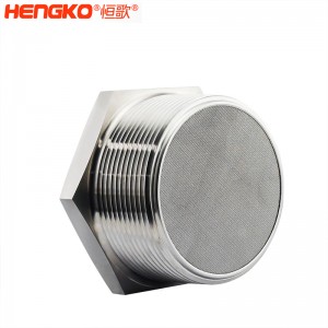 恒歌不銹鋼絲網(wǎng)濾芯燒結(jié)網(wǎng)消聲器消音器耐熱排氣均勻，應用于排風管消音