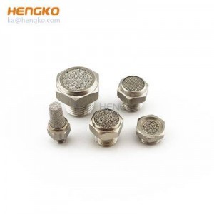 SSL標(biāo)準(zhǔn) 燒結(jié)不銹鋼氣動消聲器_連接板用于控制柜總成