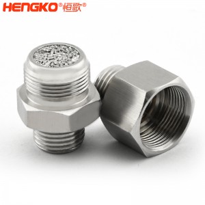 5 10 30 40微米醫(yī)用級(jí)粉末燒結(jié)不銹鋼316L直列式過(guò)濾器氧氣回路通風(fēng)機(jī)過(guò)濾用