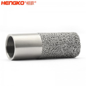廠商批量燒結(jié)不銹鋼露點傳感器外殼_不銹鋼平頭溫濕度變送器探頭保護(hù)罩