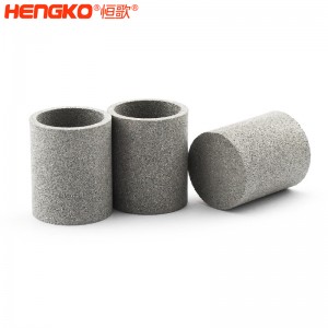 廠家生產(chǎn)多尺寸不銹鋼粉末燒結(jié)濾筒，堅(jiān)固耐用壽命長(zhǎng)用于流量控制和均布