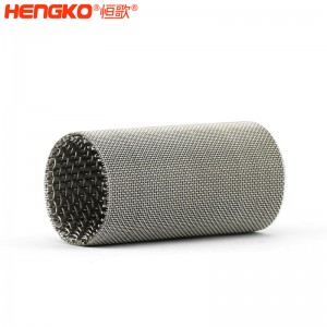 濾芯廠家定制不銹鋼絲燒結(jié)不銹鋼過濾管_不銹鋼過濾管可應用在污染水過濾